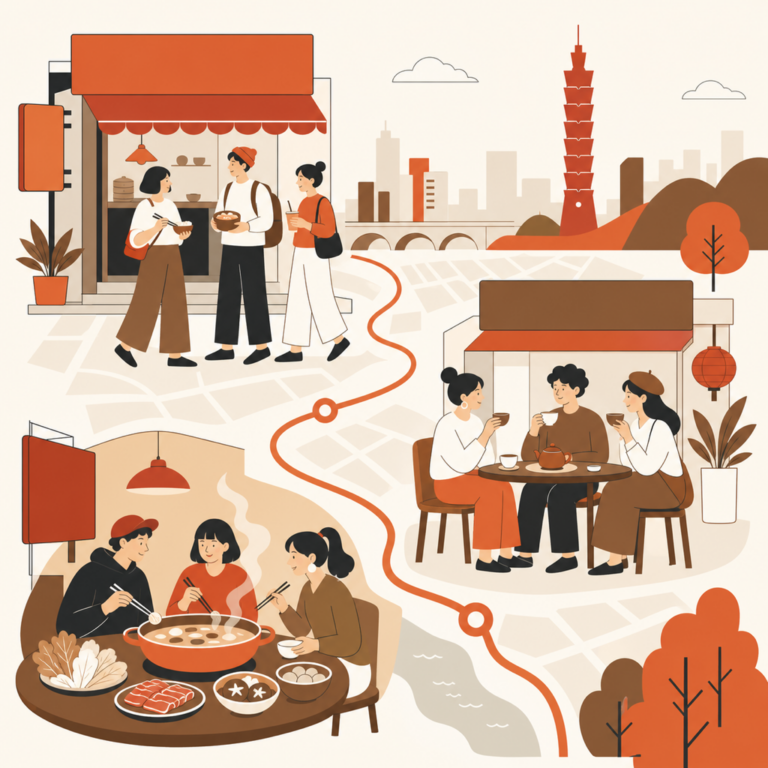 台北美食一日漂流：從午餐、下午茶到火鍋推薦的城市探店路線